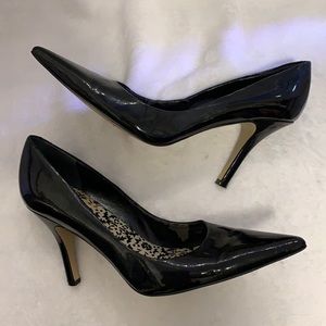 Nine West Black Patent Leather Pumps
